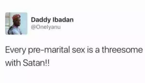 See What This Guy Has To Say About Premarital Sex